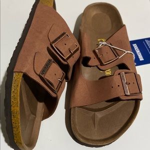 Nib Birkenstock Sandals Arizona Rust 